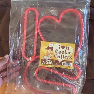 I ❤️ u cookie cutters